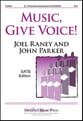Music, Give Voice! SATB choral sheet music cover